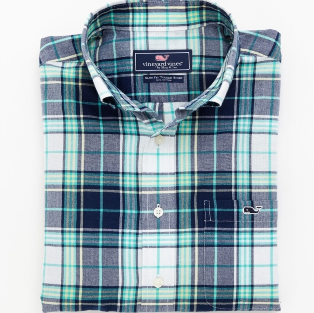 VINYARD VINES Slim Fit Tucker Shirt Size XS